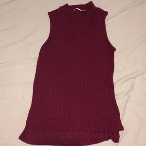 Burgundy Tank Top
